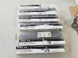 7 m&egrave;ches pour m&eacute;tal 1" - 11/16" - 25/32" - 13/16" - 7/8"