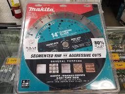 Lame diamant 14'' MAKITA E16748, pour b&eacute;ton, brique, bloc,