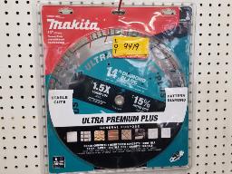 Lame de diamant 14'' E02652, pour brique pav&eacute; et fonte -MAKITA