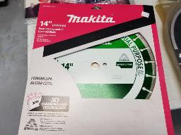 Lame au diamant 14'' bloc brique b&eacute;ton asphalte T02836 -MAKITA