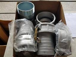 Adaptateurs aluminium pompes et boyaux 1x D400, 1 x DC400, 1 x E400, 1 x C400, 1 x mamelon 4"