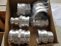 Adaptateurs aluminium pompes et boyaux, 1 x A3020, 1 x AA300, 1 x AA200, 1 x AA400, 1 x AA2030, 1 x A4030