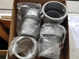 Adaptateurs aluminium pompes et boyaux, 1 x A400, 2 x C400, 1 x E400