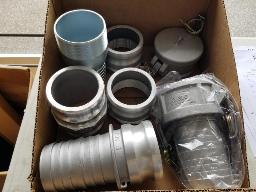 Adaptateurs aluminium pompes et boyaux, 1 x C300, 1 x E300, 1 x F300, 2 x A300, 1 x DC300, 1 x mamelon 3"