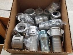 Adaptateurs aluminium pompes et boyaux 3 x A200, 2 x F200, 3 x D200, 1 x E200 , 1 x C200, 1 x mamelon 2"