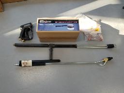 2 pistolets + accessoires &agrave; haute pression + brosse rotative