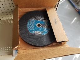 Lot de lames abrasives 5 de 12" x 3/32" x 1" + 5 de 14" x 3/32" x 1" + 6 de 12" x 1/8" x 1" (3 boites)