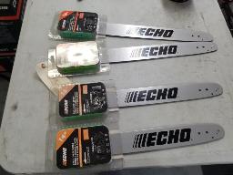 4 Lames &agrave; scie &agrave; chaine vari&eacute; 1 x 14" + 2 x 18"  + 1 x 16" Marque Echo