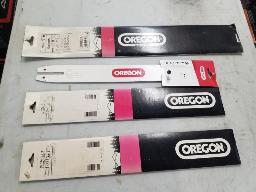 4 Lames &agrave; scie &agrave; chaine vari&eacute; 2 x 14" + 1 x 16" + 1 x 18"  Marque Oregon