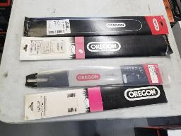 4 Lames &agrave; scie &agrave; chaine vari&eacute; 1 x 14" + 1 x 16" + 2 x 18"  Marque Oregon