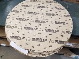 Papiers sabl&eacute;s 7" ronds : 21 GR40
