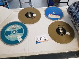 2 lames Core Gut 7" Gold 5/8 diamant + lame ambast 5/8 premium + lame 7" Turbo