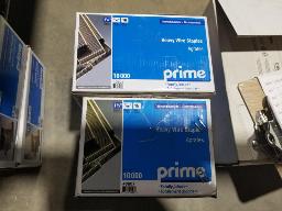 10 000 agrafes 1" 3/4 x 7/16"  16 + 10 000 agrafes 1" 1/2 x 7/16  16 + 10 000 agrafes 1" 3/4 x 1  16