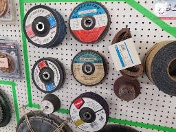 Lots de papiers sabl&eacute;s + Flapwheel