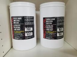 2 savons &agrave; main sans eau marque Prototal
