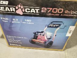 Laveuse &agrave; pression BEARCAT 2700lbs/po moteur honda 160CC &eacute;tat inconnu