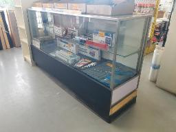 2 Comptoirs en vitre 72x20x40