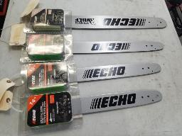 4 Lames &agrave; scie &agrave; chaine vari&eacute;es: 1-12'', 2-18'', 1-20'' ECHO