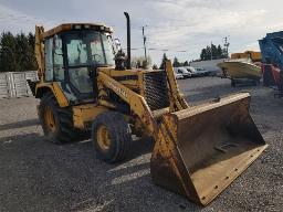 1993- Retrocaveuse, diesel John Deere, 510D, 2 roues motrice, NIV T0510DB786835, masse 7260 Kg.