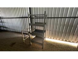 2 x Steel shelves