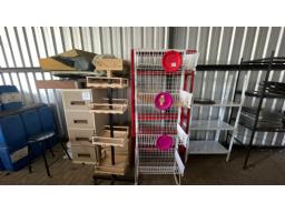Combination shelving lot