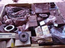 Crate with Electrical Parts & Components