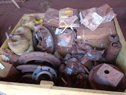 Crate with various Screws, Bolts & Seals
