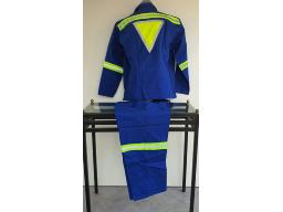 15 x 2pcs Work Suits Blue with Green Reflectors (New)