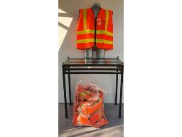 35 x Orange Reflector Vests (New)
