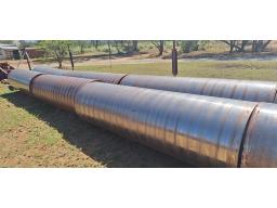 6 x Second Hand Magnetic Separator Drums 3m x 920mm (Stainless Steel)