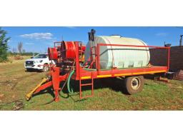 Fire Fighter Trailer With 5500lt Jojo Water Tank & PTO (Working) 