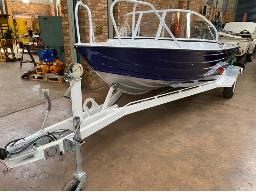 Aqua Pro Aluminum Boat with 4 Stroke 60hp Seeking Motor (New)