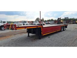 Double Axle Step deck Lowbed Trailer 