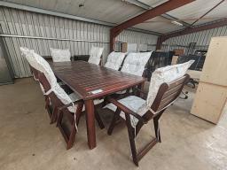 8 Seater Solid Wood Patio Set (STC)