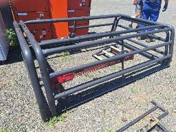 79 Series Land Cruiser Cattle Railing with High Lift Jack & Winch 