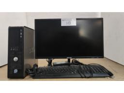 Dell computer box, screen and keyboard