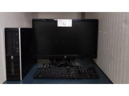 Computer box, screen, keyboard and mouse