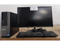 Dell computer box, screen and keyboard