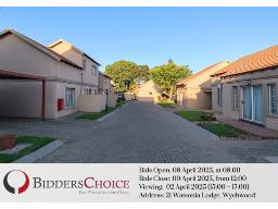 Online Auction: Bank Instruction - 2-Bedroom Apartment, Wychwood Lodge Estate, Wychwood Germiston 