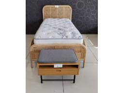 Sahara single bed , mattress & pedestal