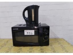 Essential microwave with kettle