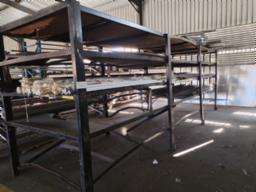 Quantity steel flat bars & roof beams