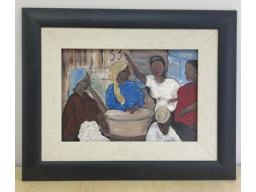  Framed oil painting - signed Cornelia