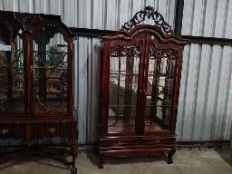 Vintage Carved China Cabinet (STC)