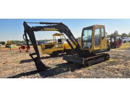 Volvo EC 55B Excavator with Braker & Bucket (Working)
