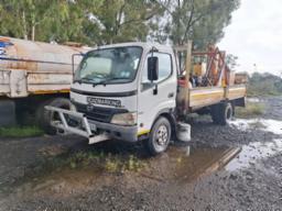 2012 Hino 300 Dropside Truck with Roadmarking accessories( Runner ) ( Papers )(STC)