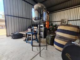 Modern Glass Floor Lamp (STC)