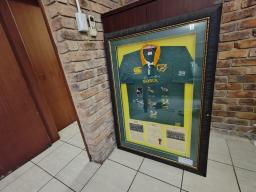 Framed Limited Edition Springbok Rugby Jersey (STC)
