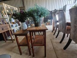 2 x Side Tables & Décor (STC)