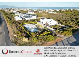 Insolvent Estate Online Auction: ± 800m² Residential Stand Bettys Bay Western Cape 